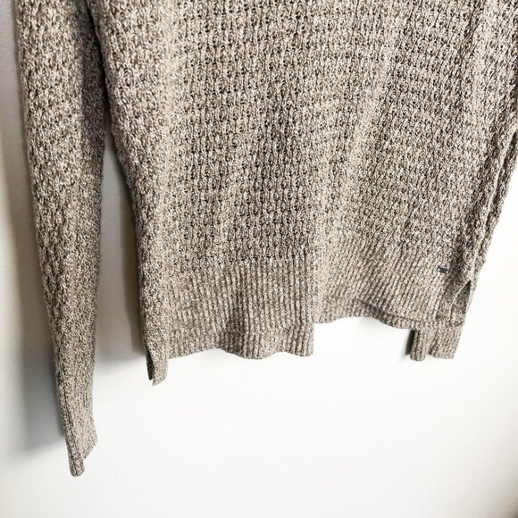 American Eagle Soft Neutral Knit V Neck Sweater XS - Picture 4 of 10
